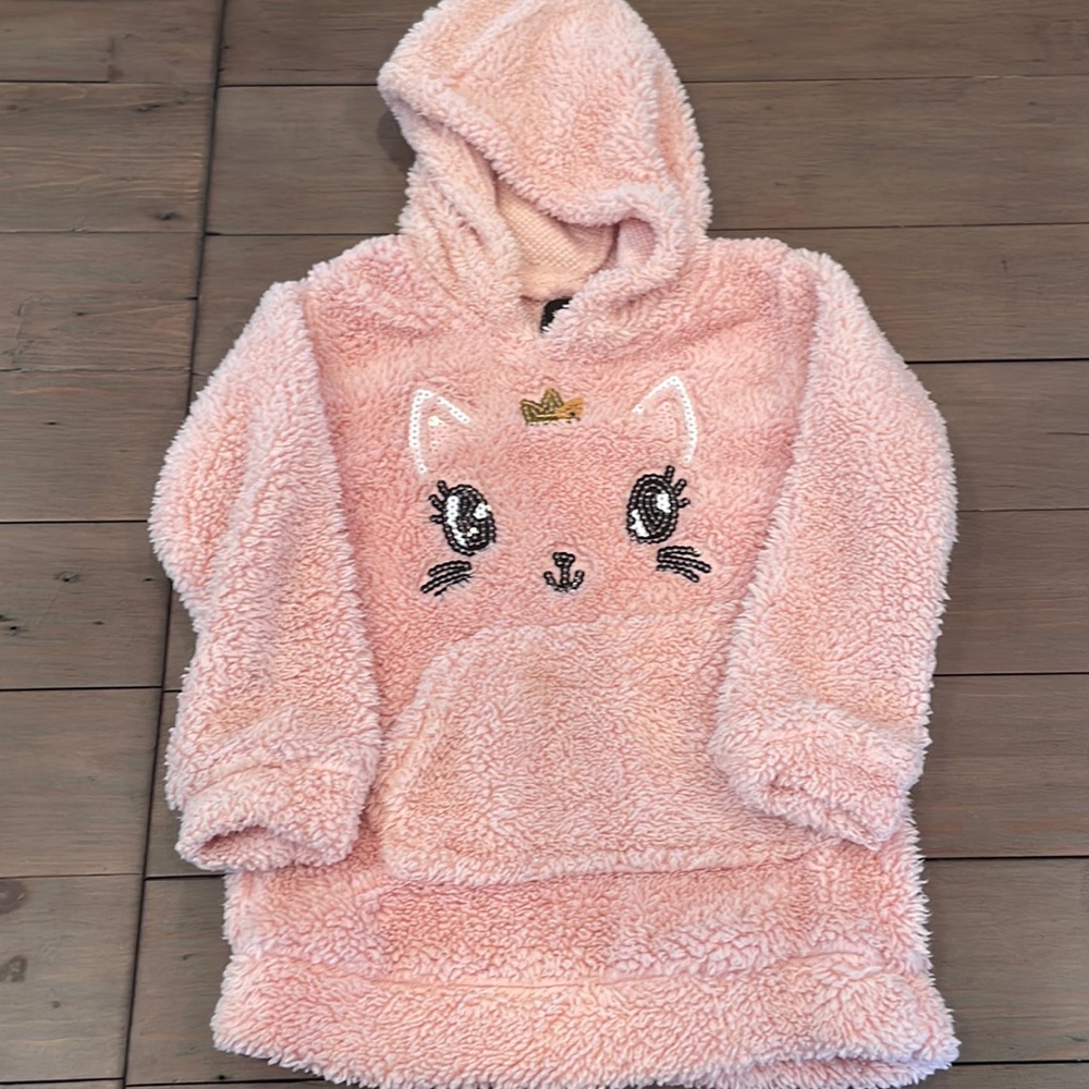 My Destiny Girl’s Fleece Cat Hoodie 4T